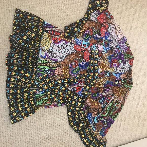 Vintage Betsey Johnson Colorful Bambi Mini icon Runway Dress Size 2 small - Picture 2 of 13